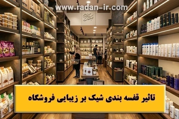 تاثیر قفسه بندی شیک بر زیبایی فروشگاه و افزایش جذب مشتری